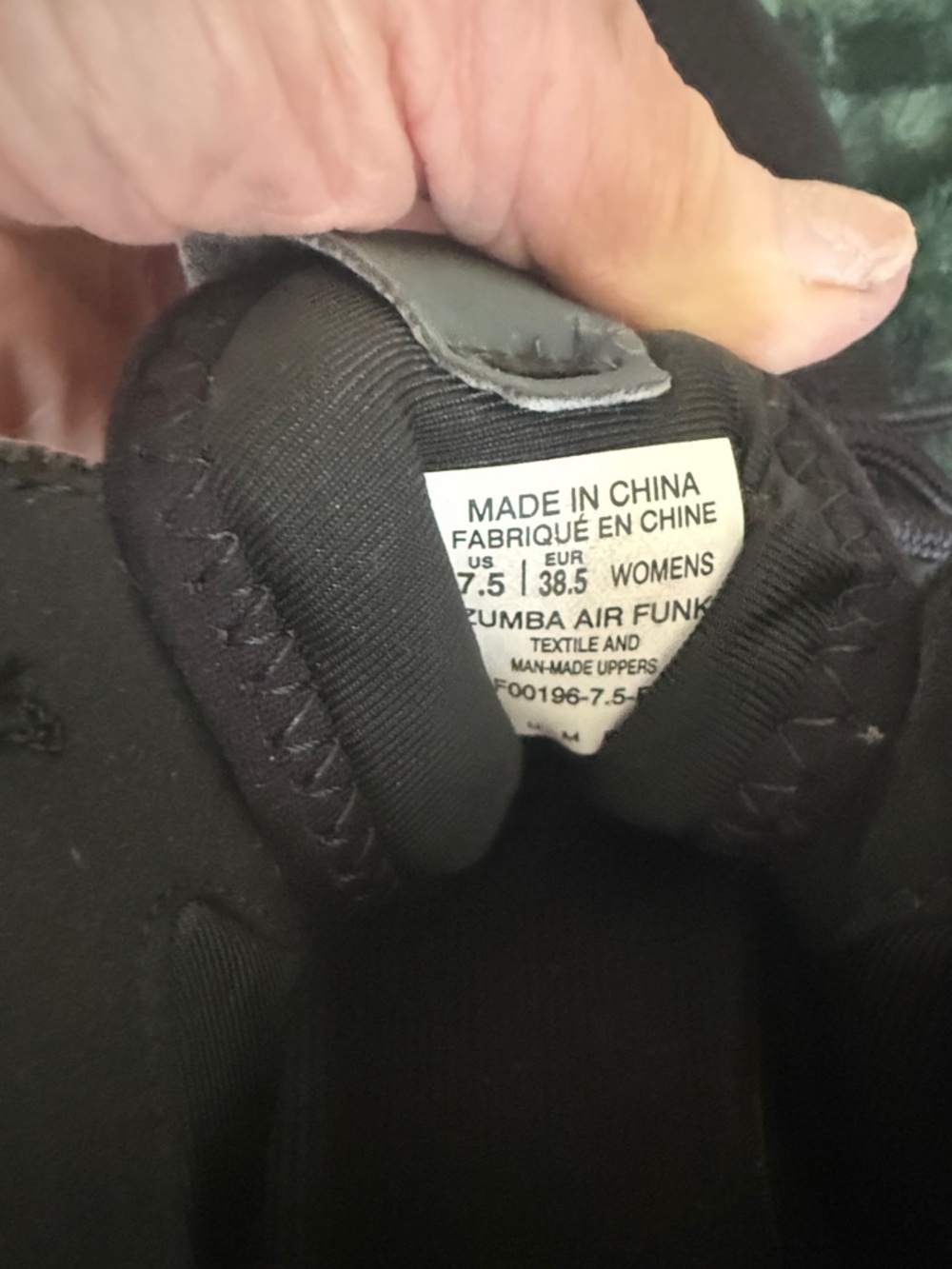 Zumba Fitness Women’s Black Athletic Dance Sneakers - Picture 4 of 9